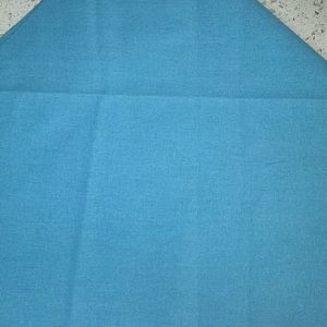 Blue doggie bandana - perfect for hand embroidery customization